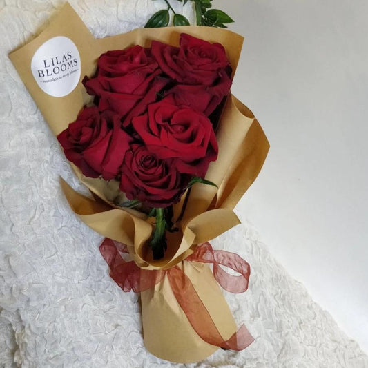 5 Stalk Rose Bouquet